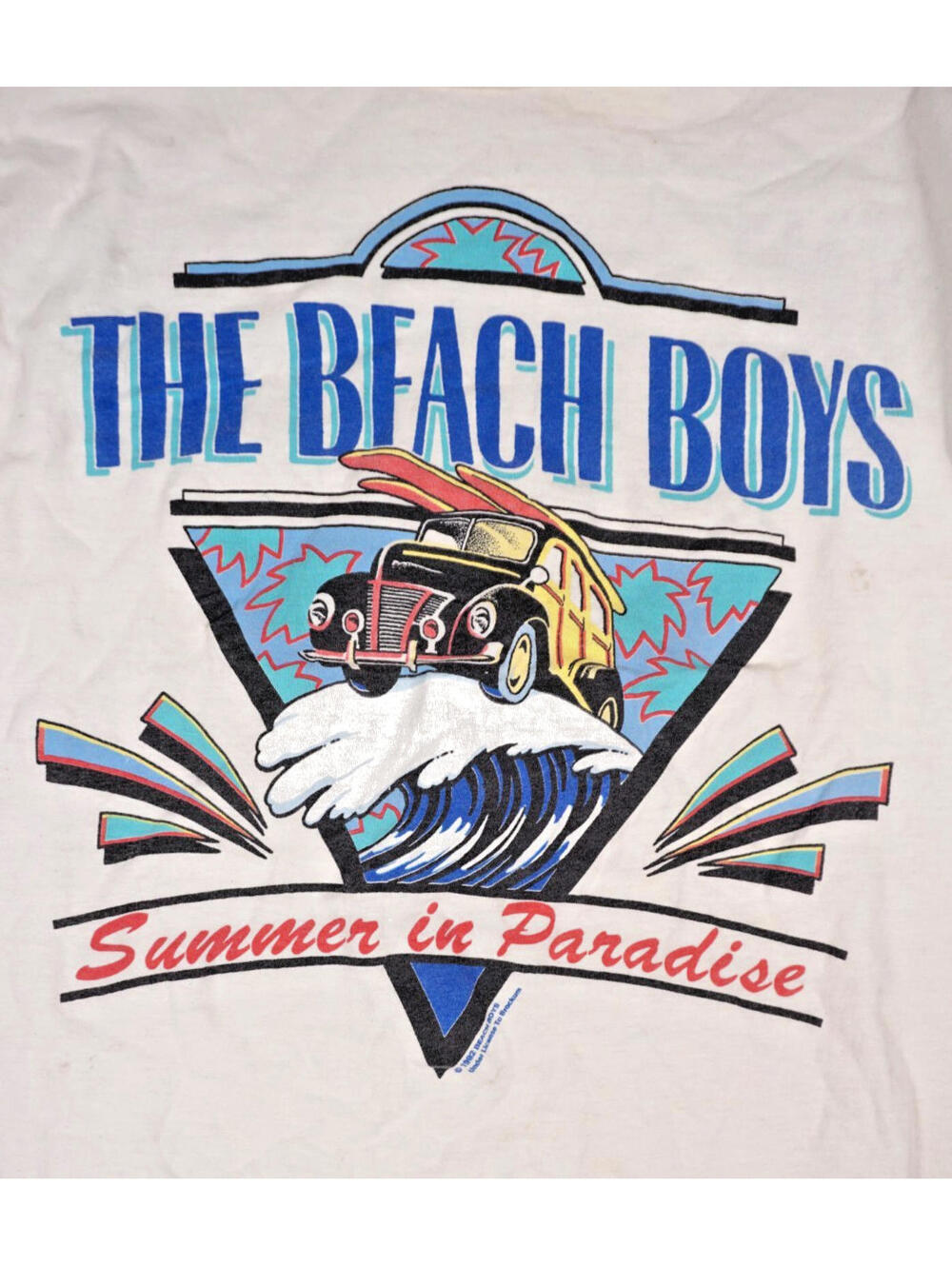 Vintage The Beach Boys T Shirt Small 90s Summer In Paradise World Tour 1993 USA